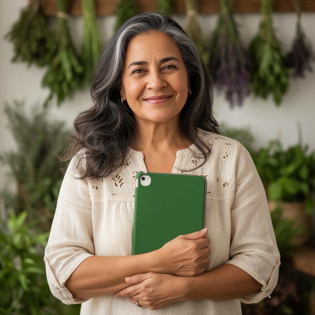 Dra. Carmen Villanueva, autora del Manual de Botánica Curativa